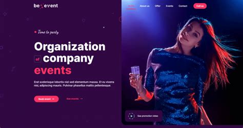 event scheduling website.